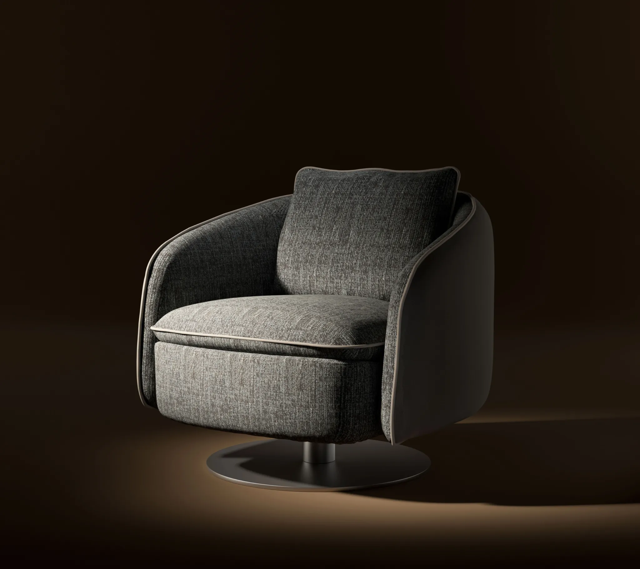 Meroni & Colzani Brianza, a second view of the armchair