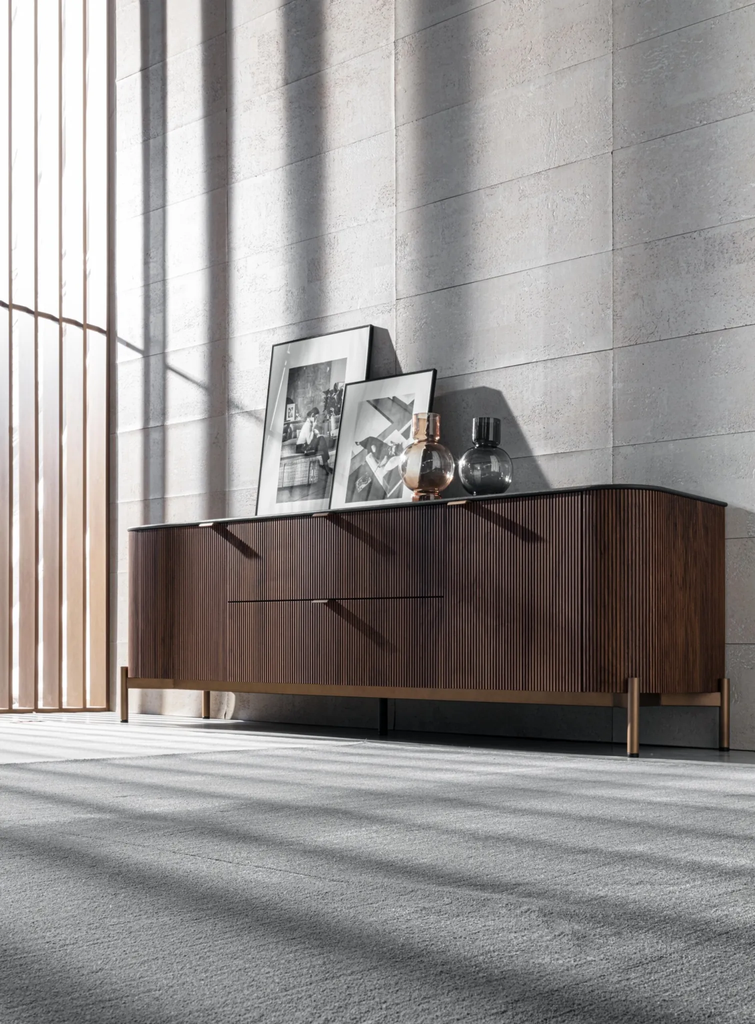 Meroni & Colzani Firenze, a second view of the sideboard