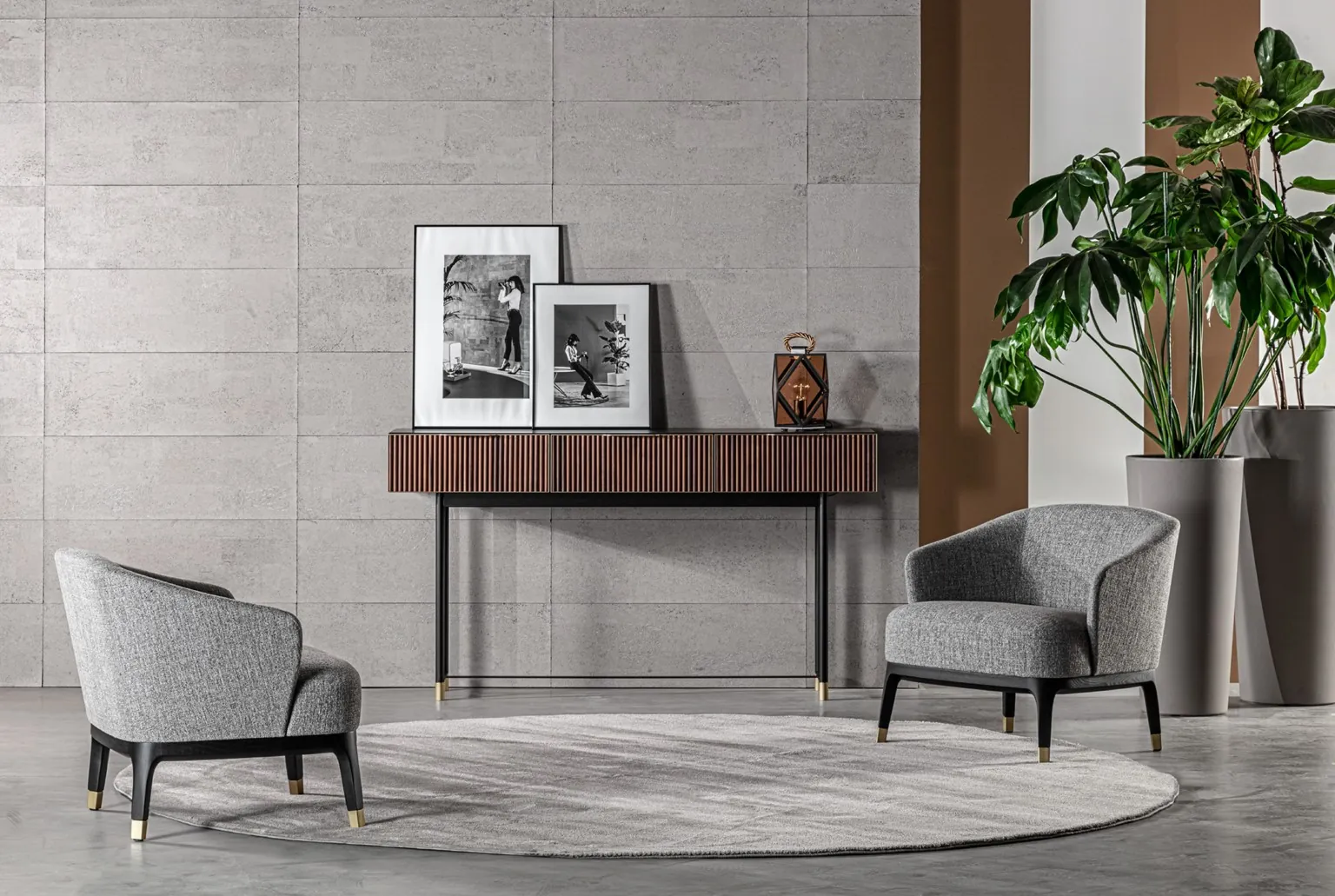 Meroni & Colzani Garda, console, sideboard