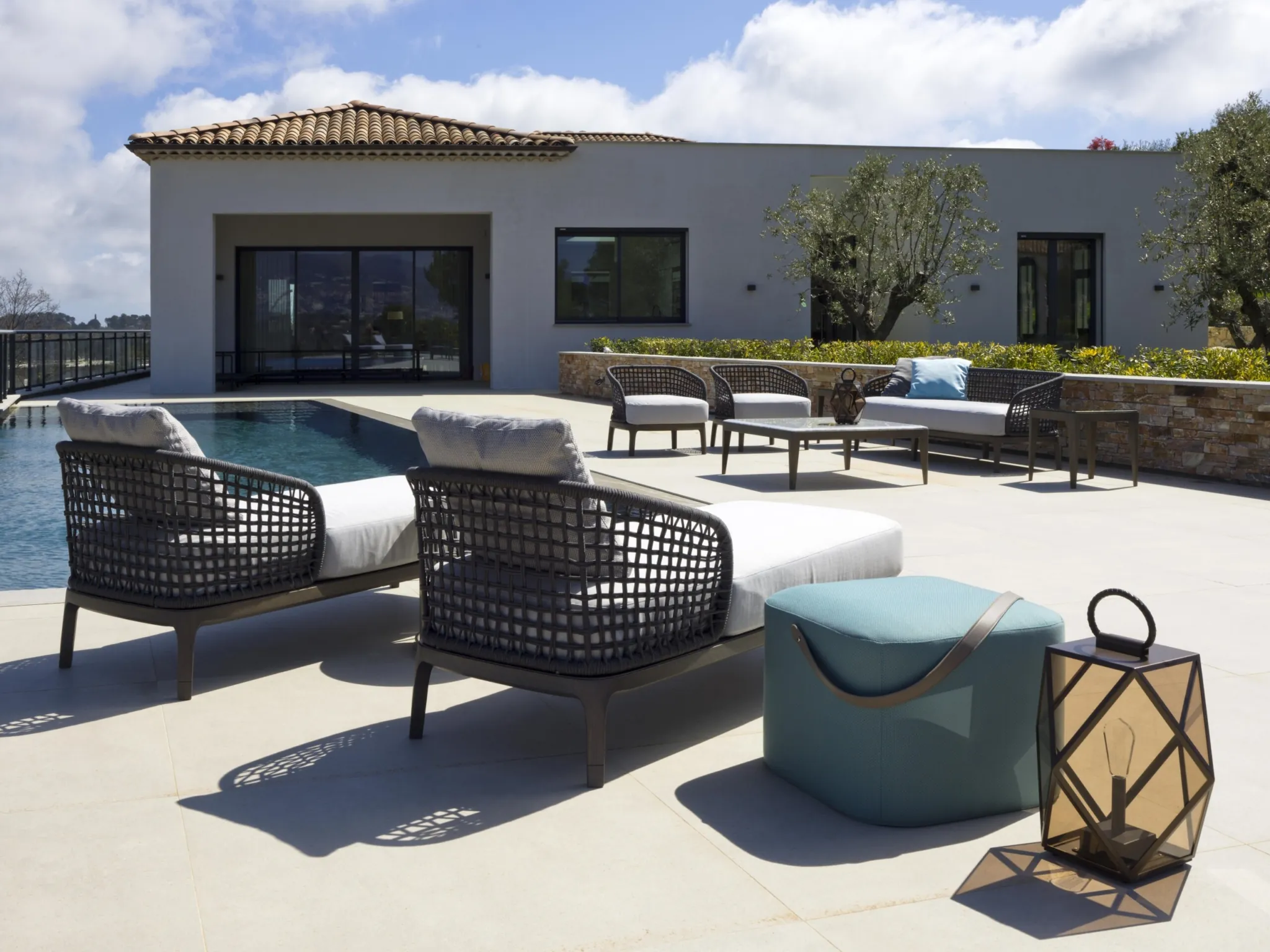 Meroni & Colzani Grantorino, sofa, accessory