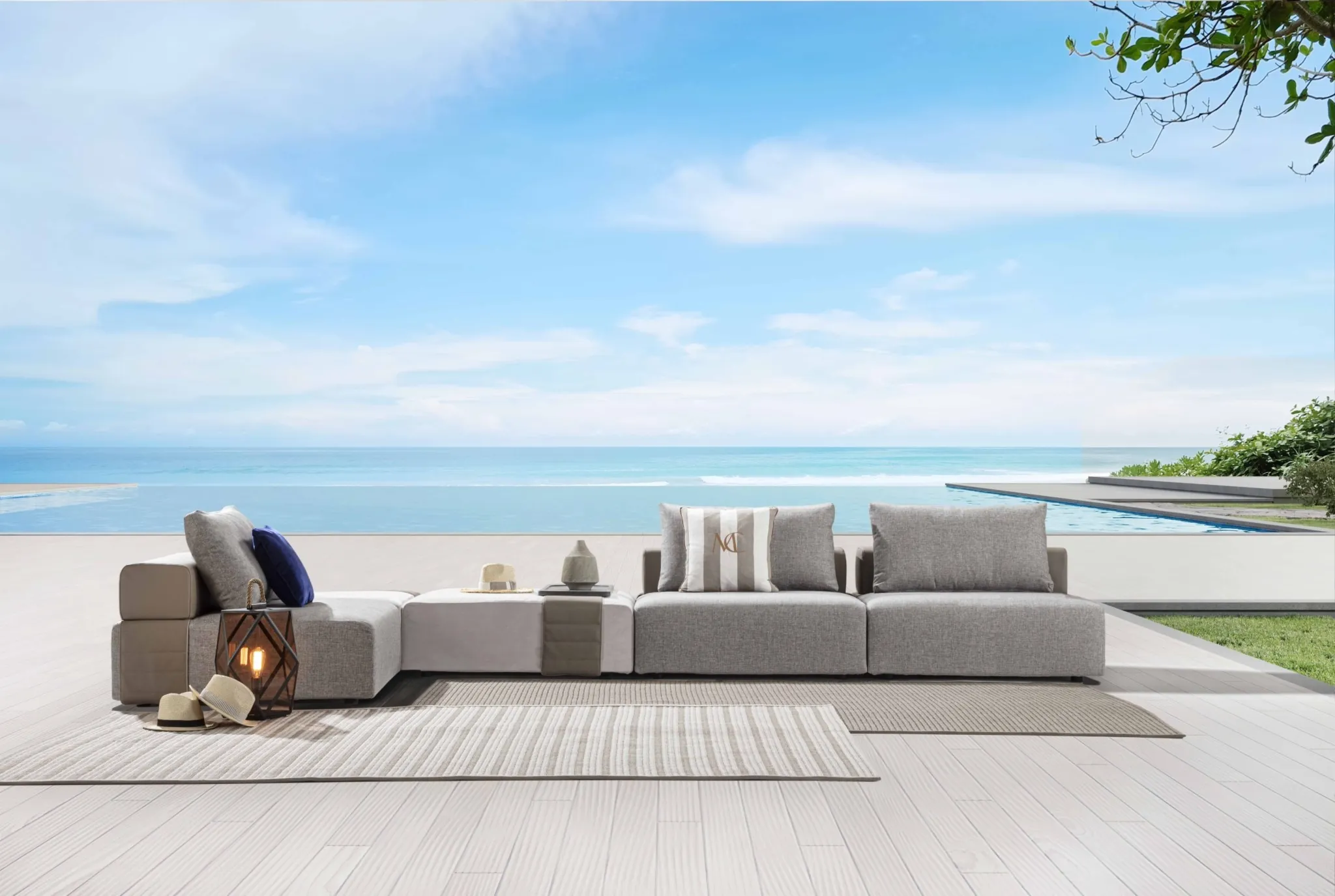 Meroni & Colzani Linosa, sofa