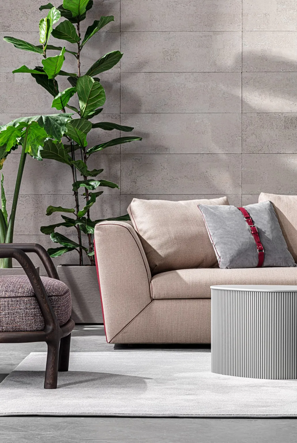 Meroni & Colzani Maiori, a second view of the coffee table