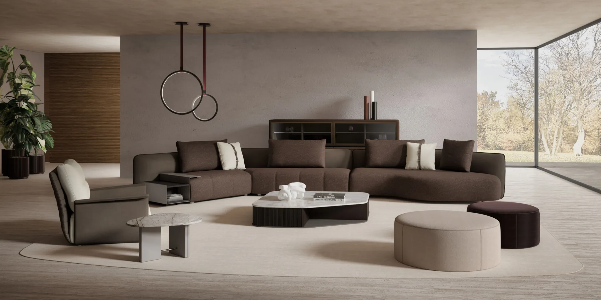 Meroni & Colzani Molveno, coffee table