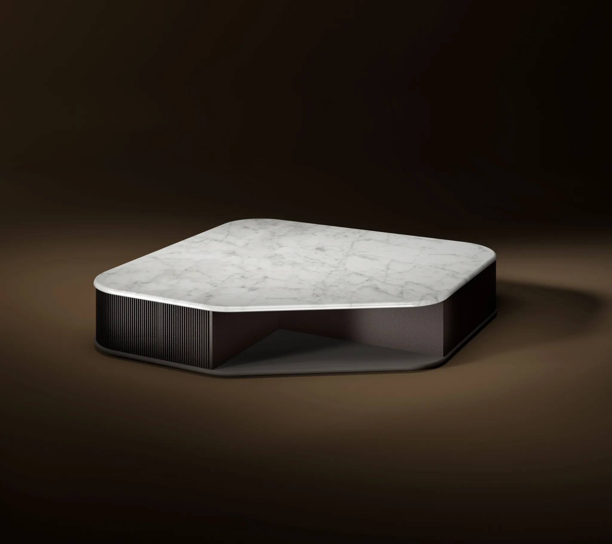 Meroni & Colzani Orvieto, a second view of the coffee table
