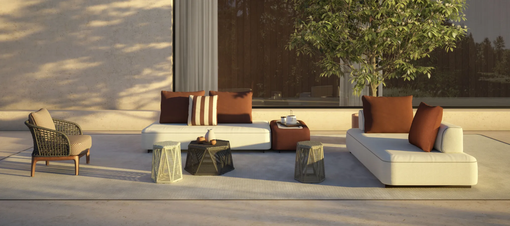 Meroni & Colzani Pangea, sofa