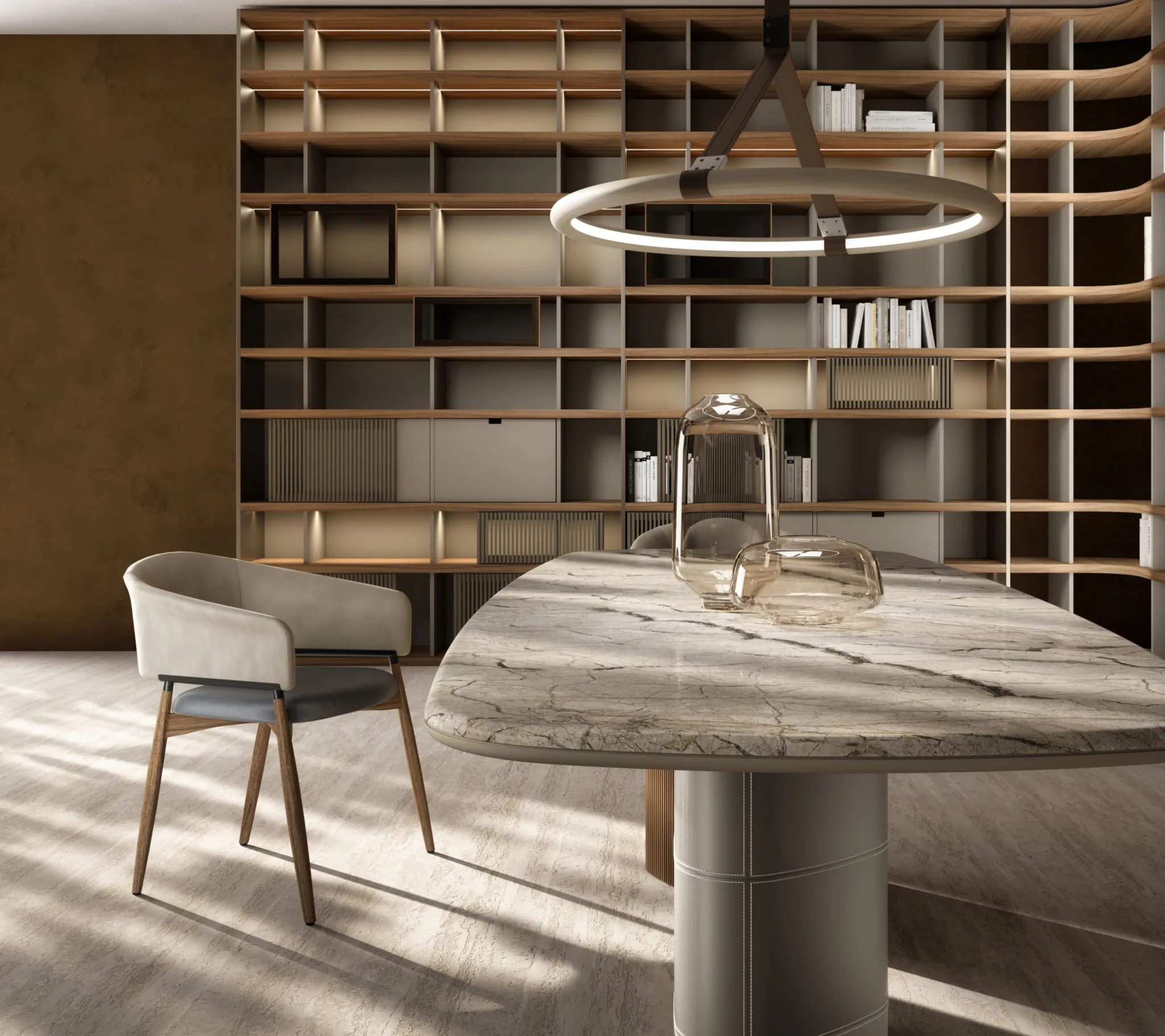 Meroni & Colzani Stelvio, a second view of the table