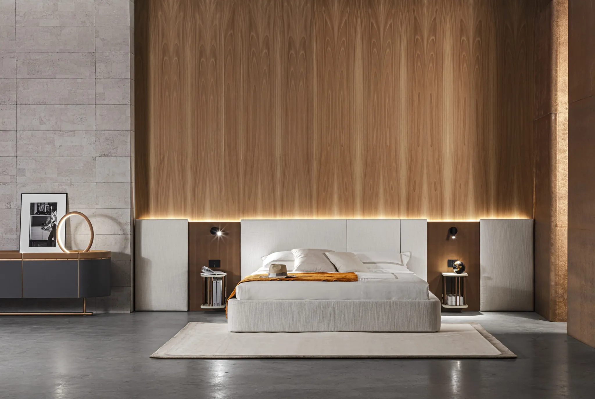 Meroni & Colzani Tricolore, bed